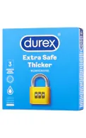 Durex Extra Safe Thicker prezervatīvi, 3 gab.