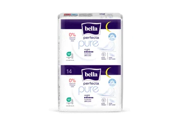 HIGIĒNISKĀS PAKETES BELLA PERFECTA PURE NIGHT 14GAB.