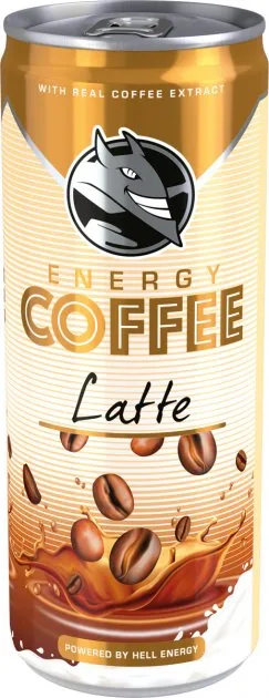 AUKSTĀ KAFIJA HELL ENERGY COFFEE LATTE, 250ML