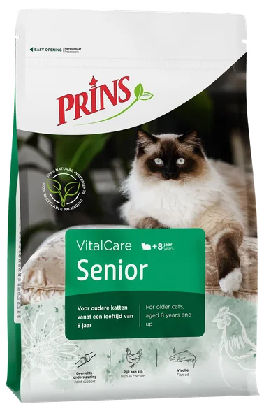 Prins Vitalcare Senior sausā barība, 1,5 kg