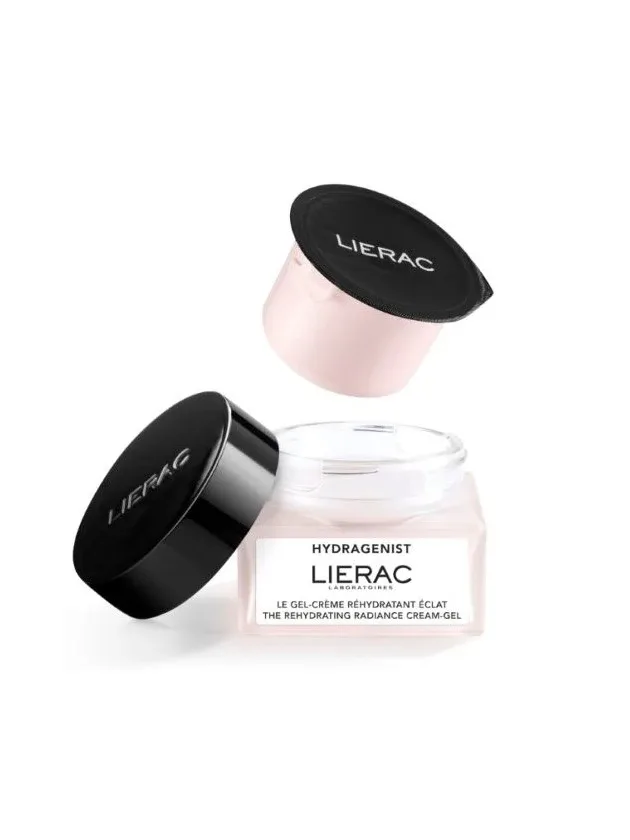 Lierac Hydragenist mitrinošs želejveida krēms normālai un kombinētai sejas ādai, uzpildes iepakojums, 50 ml