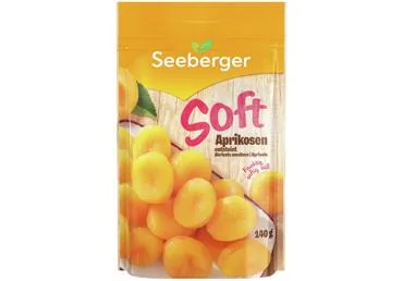 ŽĀVĒTAS APRIKOZES SEEBERGER SOFT 140G