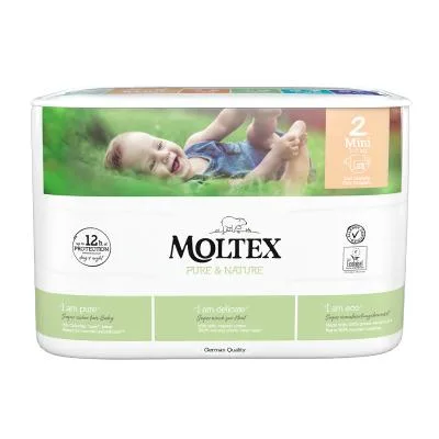 Moltex Pure & Nature autiņbiksītes 2 mini N38