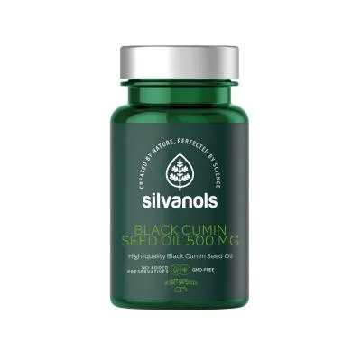 Silvanols Black Cumin Seed oil 500 mg kapsulas N60
