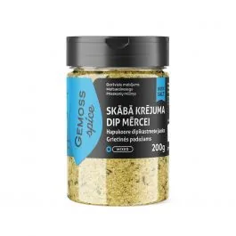 GARŠVIELU MAISĪJUMS SKĀBĀ KRĒJUMA DIP MĒRCĒM, AR SĀLI 200G GEMOSS SPICE