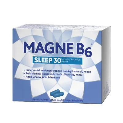 Magne B6 Sleep (magnijs) kapsulas N30
