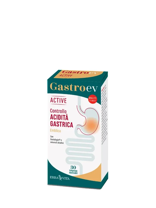 Erba Vita Gastro Ev Active, 30 tabletes