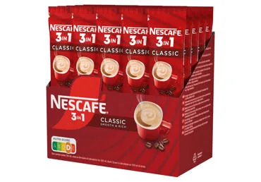 ŠĶĪSTOŠĀS KAFIJAS DZĒRIENS NESCAFE 3IN1 CLASSIC 28X15,5G
