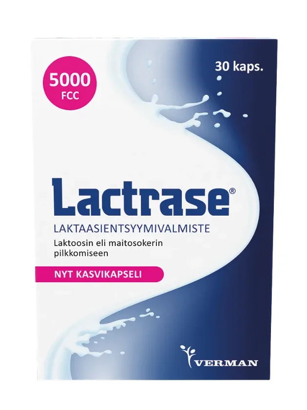 Verman Lactrase enzīms, 30 kapsulas