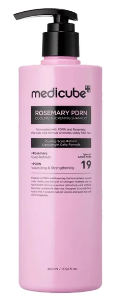 Medicube Rosemary PDRN Cooling thickening šampūns, 400 ml