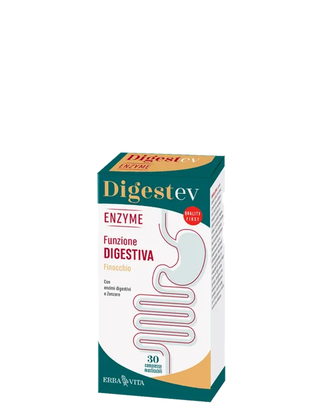 Erba Vita Digestev Enzyme, 30 tabletes