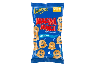 Kartupeļu uzkodas monster munch oriģinālie Lorenz 75 g