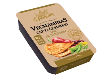 SALDĒTI ČEBUREKI TAKO AR DĀRZEŅIEM VECMĀMIŅAS 170G