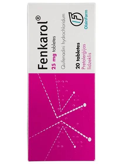 Fenkarol 25 mg, 20 tabletes