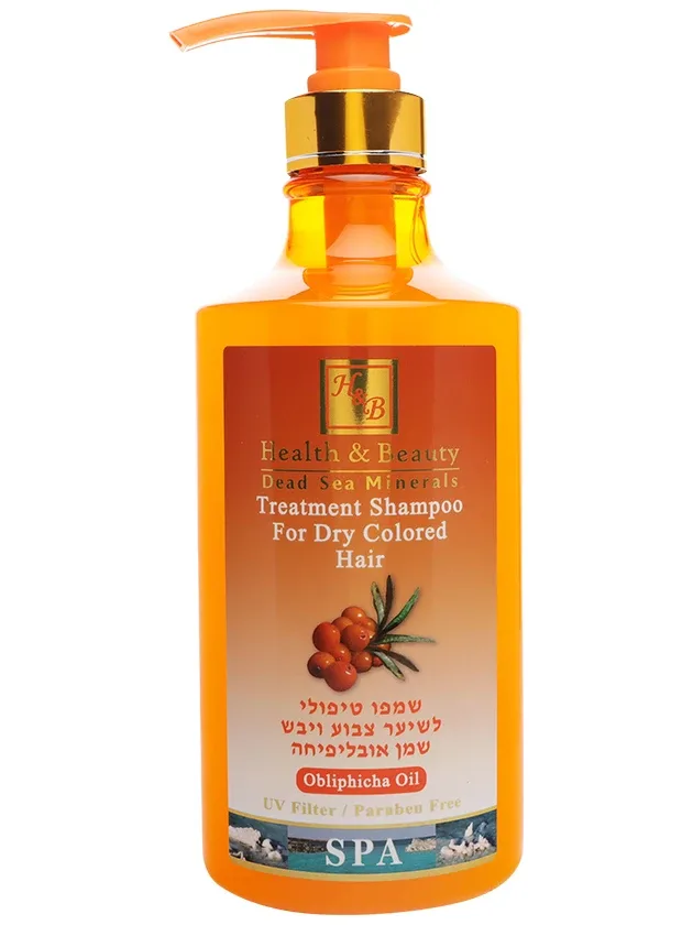 H&B atdzīvinošs šampūns ar smiltsērkšķu eļļu, 780 ml