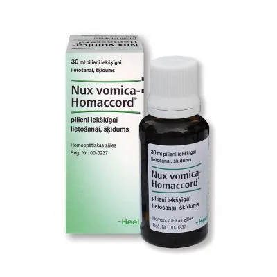 Nux Vomica-Homaccord Pilieni iekšķīgai lietošanai, šķīdums 30 ml