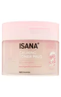 ISANA KOREAN SKINCARE NOMIERINOŠĀS UN PORAS IZLĪDZINOŠĀS SEJAS TONIKA PLĀKSNĪTES, 60GAB.