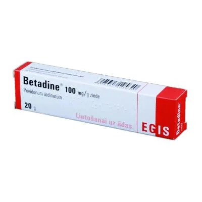Betadine 100 mg/G ziede 20 g