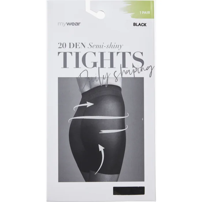 SIEVIEŠU ZEĶUBIKSES MYWEAR STRUMPBYXA 20D DSH BLACK 5