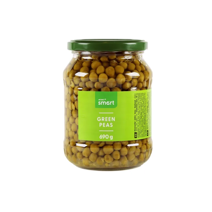 KONSERVĒTI ZAĻIE ZIRNĪŠI RIMI SMART 690G/450G