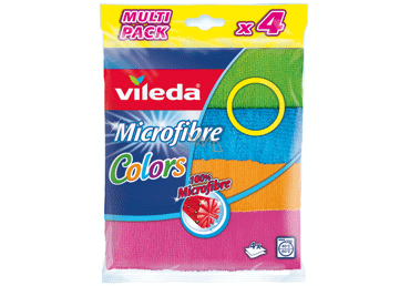 MIKROŠĶIEDRAS DRĀNIŅAS VILEDA COLORS4GAB