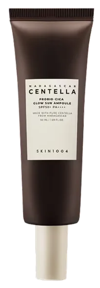 SKIN1004 Madagascar Centella Probio-Cica glow sun ampoule saules aizsargkrēms, 50 ml