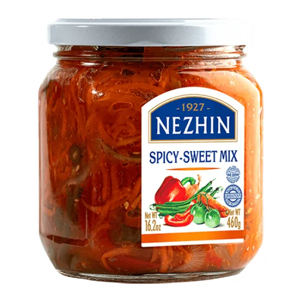 DĀRZEŅU SALĀTI NIZHYN , SALDI PIKANTIE, 460G