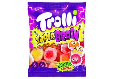 ŽELEJAS KONFEKTES SUPER BRAIN TROLLI 100G