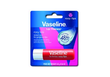 VASELINE LŪPU BALZAMS, ROSY 4,8G