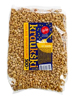 SAUSĀS BROKASTIS TIP TOP KVIEŠI AR MEDU 500G