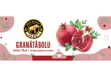 AUGĻU TĒJA MOŽUMS GRANĀTĀBOLU 20X1,75G
