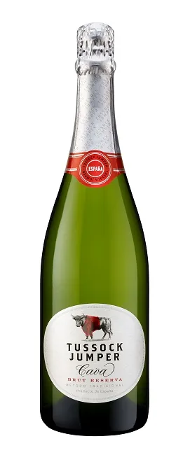 Dzikstošais vīns Tussock Jumper Cava, brut, 11,5%, 0,75 l