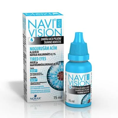 Navivision Plus nogurušām acīm acu pilieni 15 ml