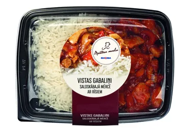 VISTAS GABALIŅI SALDSKĀBĀ MĒRCĒ AR RĪSIEM  MEISTARA MARKA 350G