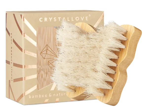 Crystallove Butterfly Bamboo Travel size birstīte sejai, 1 gab.