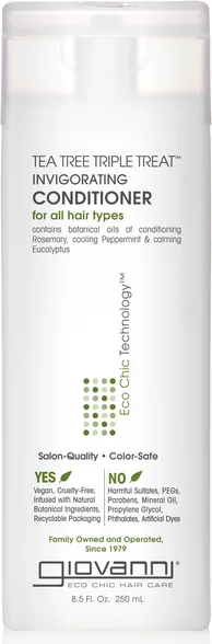 Giovanni Tea Tree matu kondicionieris, 250 ml
