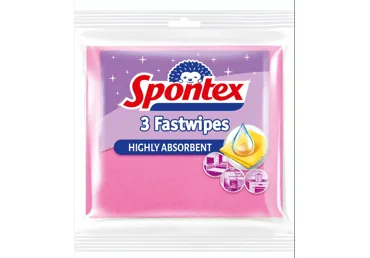 UNIVERSĀLS AUDUMS SPONTEX FASTWIPES 3GAB.