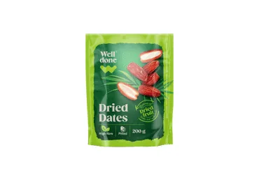 ŽĀVĒTAS DATELES BEZ KAULIŅIEM WELL DONE 200G