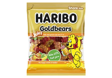 KOŠĻĀJAMĀS KONFEKTES HARIBO GOLBEAR JUICY 160G