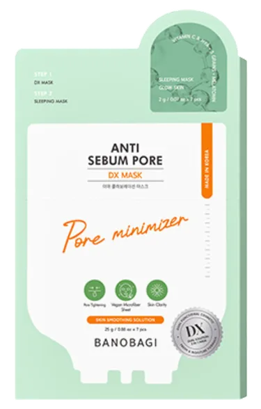 Banobagi Derma Expert 2 step pore care sejas maska, 1 gab.