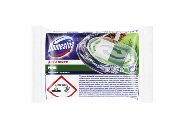 TUALETES BLOKS DOMESTOS 3IN1 PINE REZERVE 35G