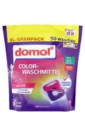DOMOL COLOR 2IN1 GELA KAPSULAS KRĀSAINAS VEĻAS MAZGĀŠANAI, 50GAB.