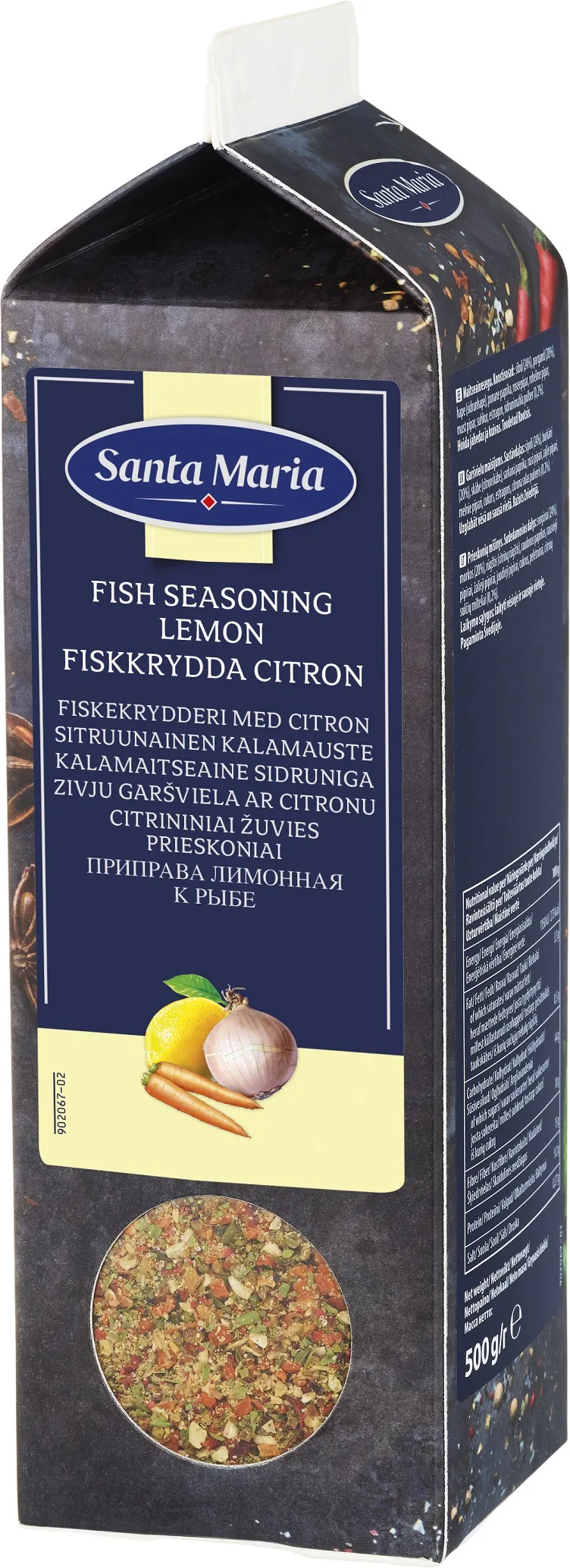 ZIVJU GARŠVIELA AR CITRONU 500 G, SANTA MARIA, TETRAPAKA