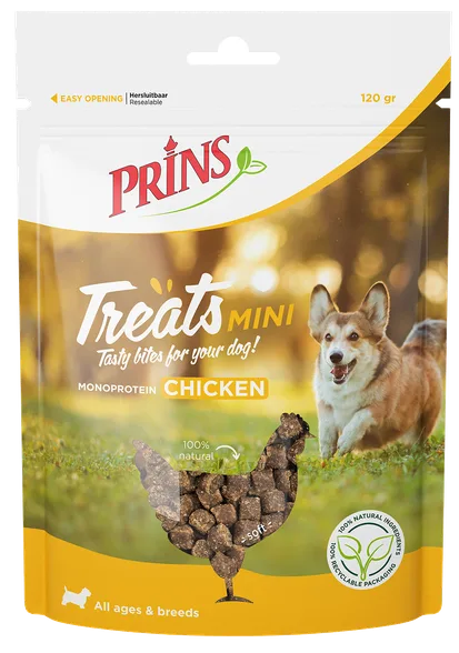 Prins Treats Mini Chicken kārumi, 120 g