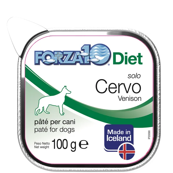 FORZA10 Solo Diet Briedis, suņiem pastēte, 100 g