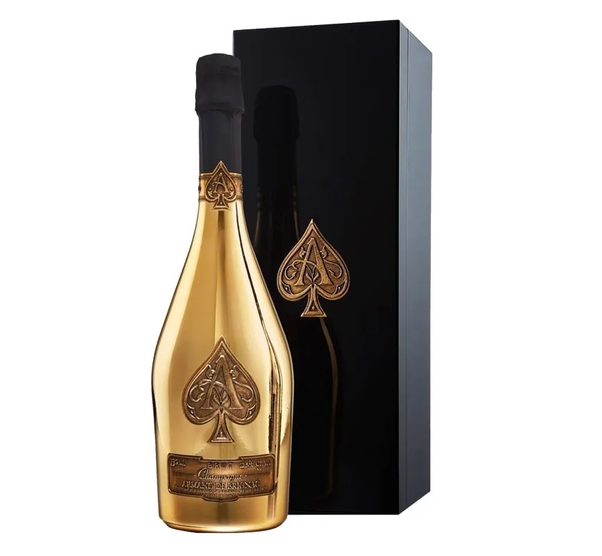 Шампанское Armand de Brignac Gold Brut, в подарочной коробке, 12,5%, 0,75 л