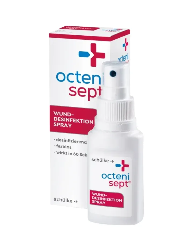 Schülke octenisept 1 mg / 20 mg /ml uz ādas lietojams šķīdums brūču un gļotādas dezinfekcijai, 50 ml