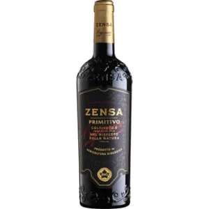 Красное вино Zensa Primitivo IGP Puglia Organic 14%, 0,75 л