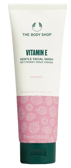 The Body Shop Vitamin E Gentle sejas ādas attīrīšanai, 125 ml