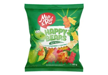 ŽELEJKONFEKTES MIO&RIO HAPPY BEARS 80G